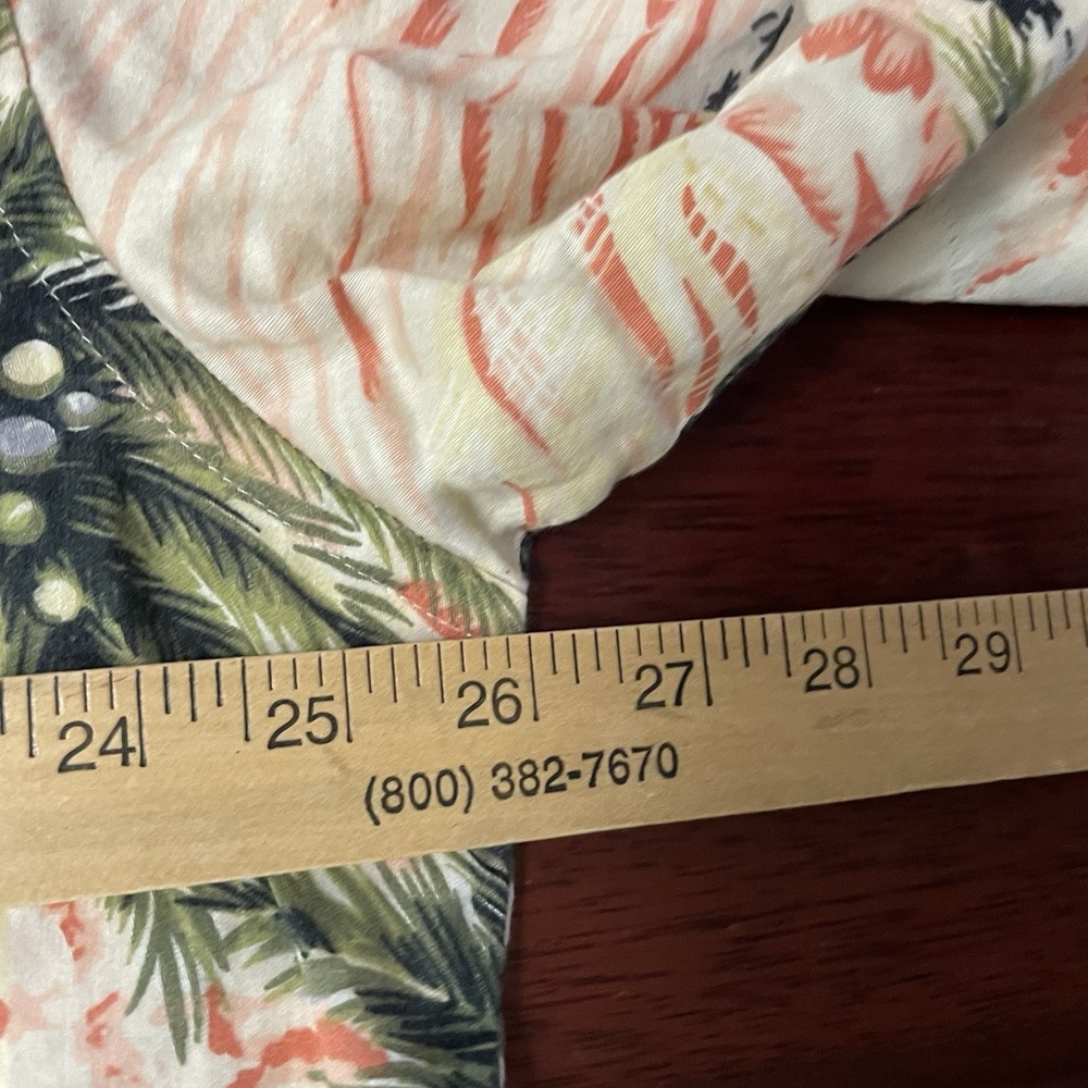 Patagonia Hawaiian Aloha Print Shirt Paddling Diamond Head Palm‎ Sz L/XL? B5 - Picture 9 of 10